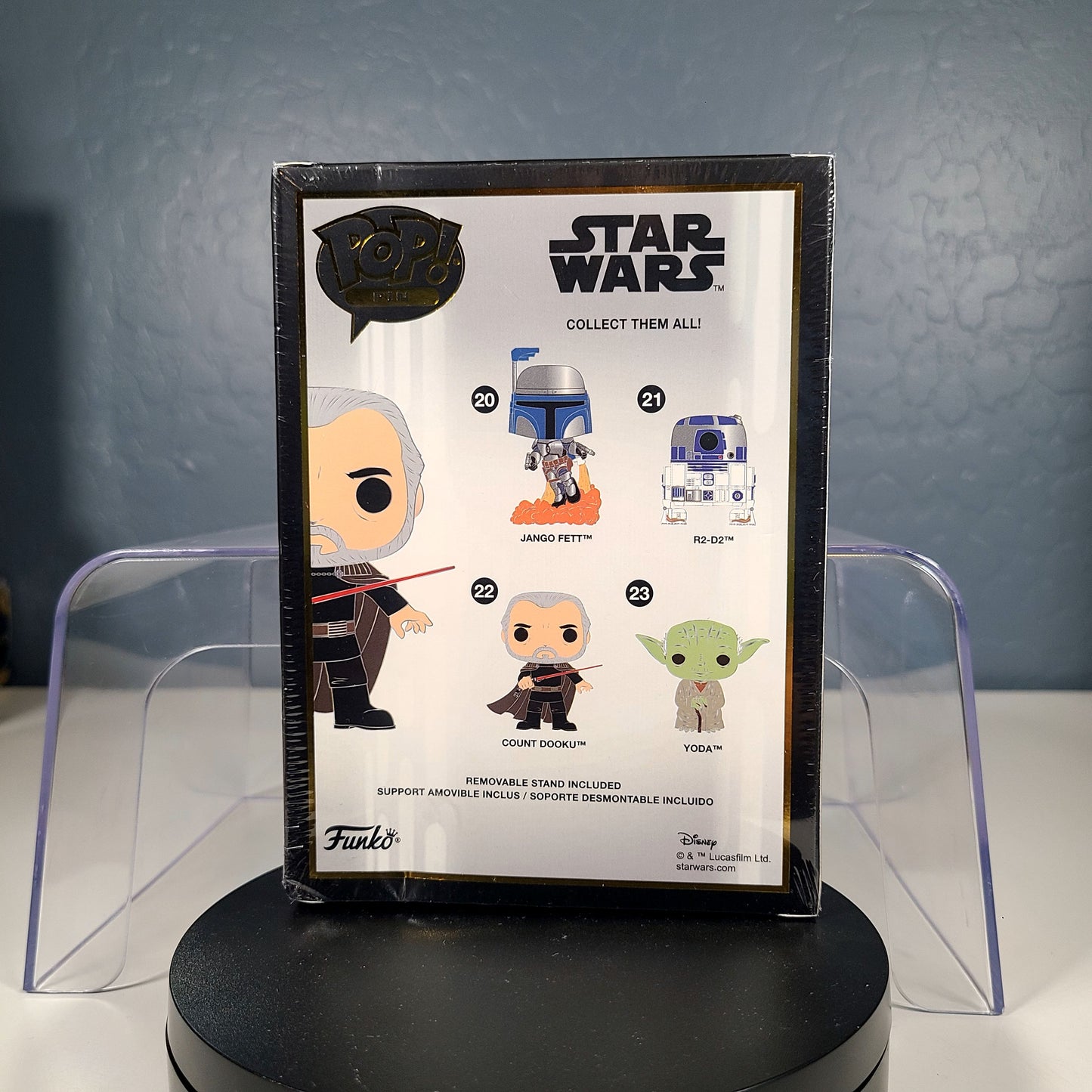 Funko Pop! Pin Star Wars #22 - Count Dooku  [6 out of 10]