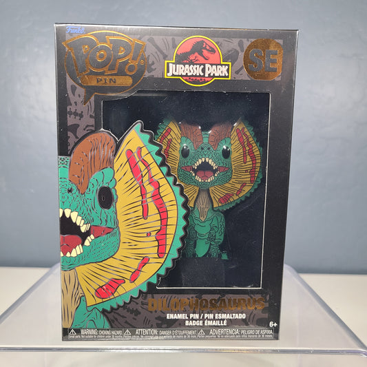 Funko Pop! Pin SE - Dilophosaurus - New/Sealed (Missing Target Exclusive Sticker) [7 out of 10]