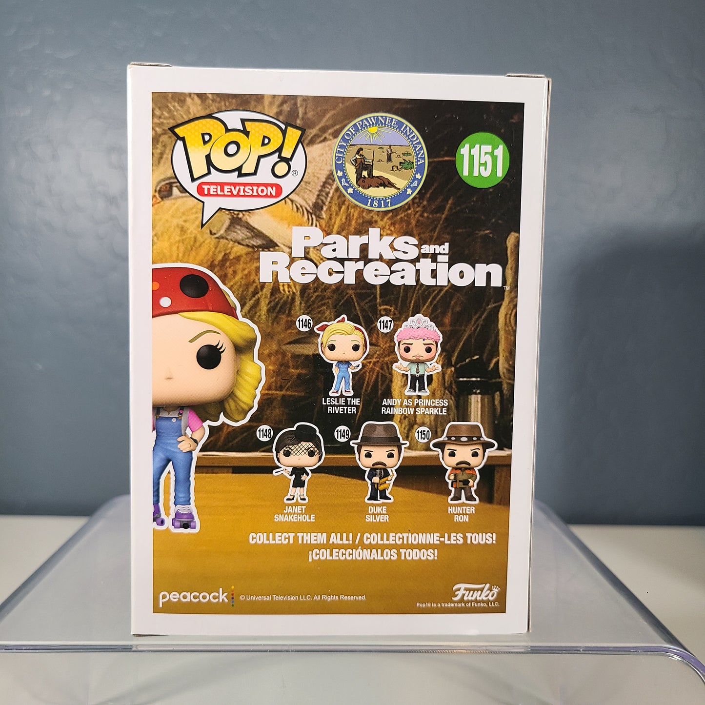 Funko Pop Television #1151- Filibuster Leslie Knope - Parks and Recreation - 2021 Summer Convention Shared Exclusive [8 out of 10]