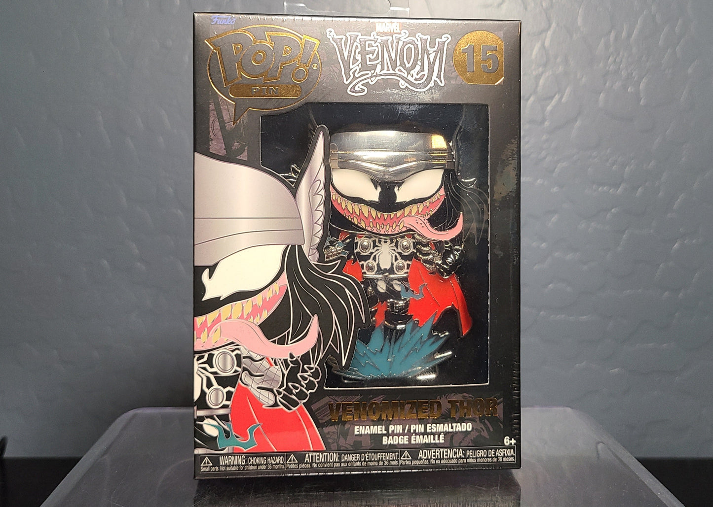 Funko Pop! Pin #15 - Venomized Thor - New/Sealed [8 out of 10]