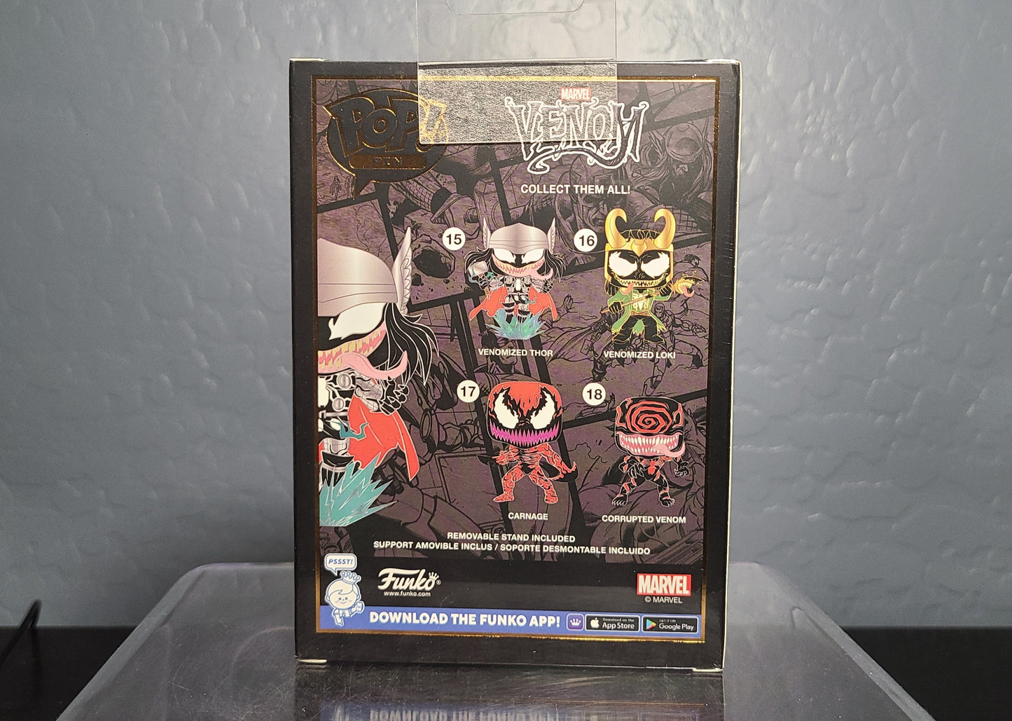 Funko Pop! Pin #15 - Venomized Thor - New/Sealed [8 out of 10]