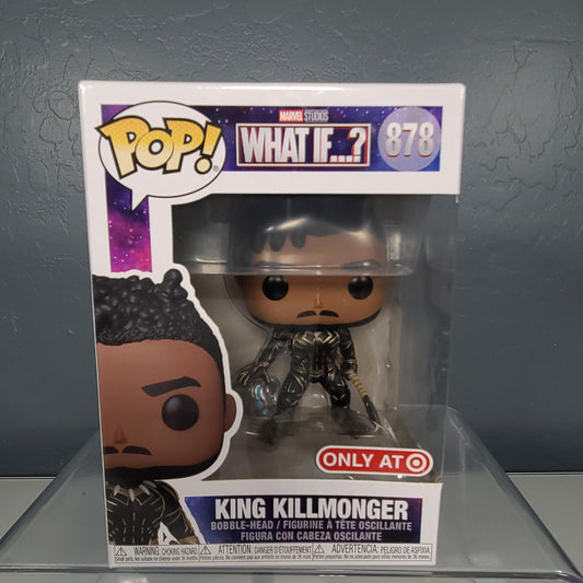 Funko Pop! Marvel  #878 - King Killmonger - Target Exclusive- Marvel's What If...?  [8 out of 10]