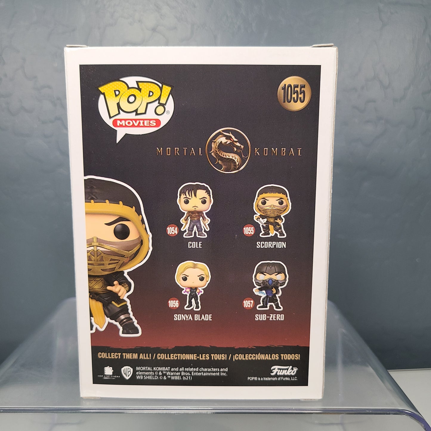 Funko Pop! Movies #1055 - Scorpion - Mortal Kombat  [8 out of 10]