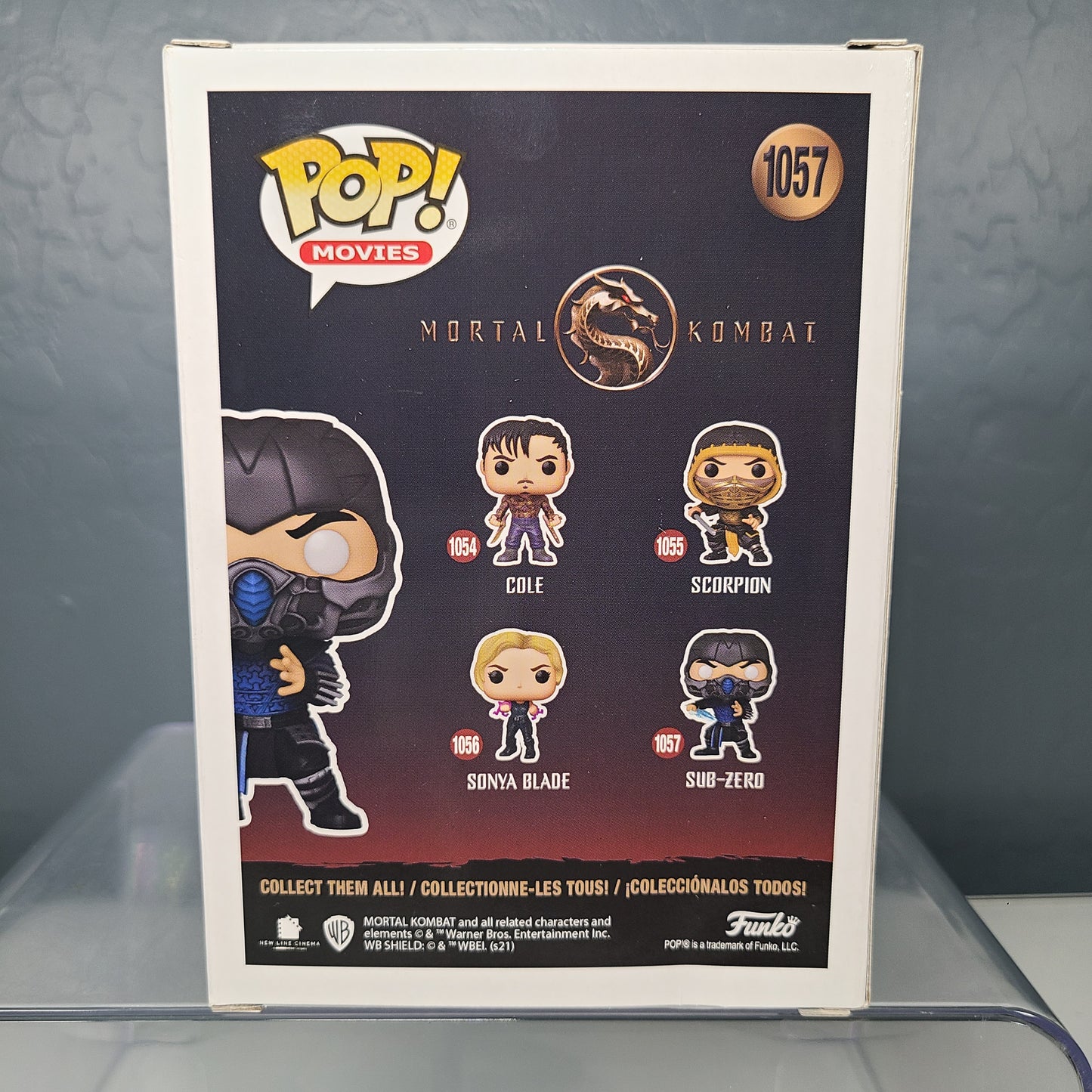 Funko Pop! Movies #1057 -Sub-Zero Mortal Kombat  [7 out of 10]