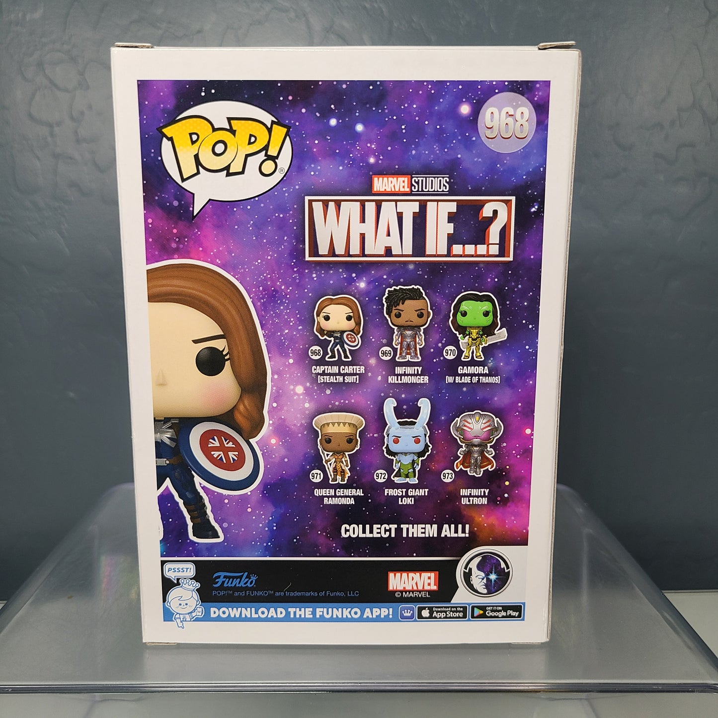 Funko Pop! Marvel #968 - Captain Carter Stealth Suit - Marvel What If...?  [8 out of 10]