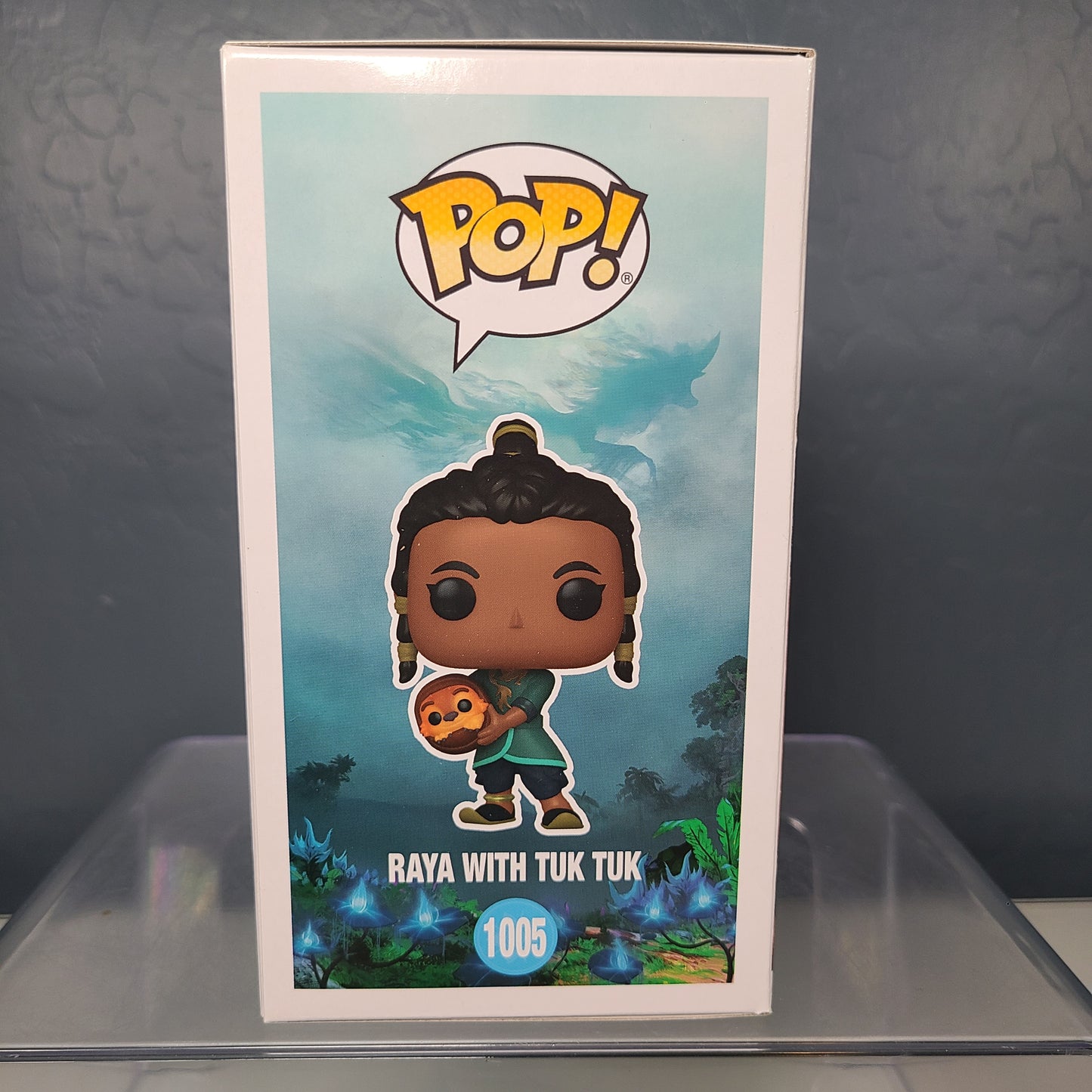 Funko Pop! Disney #1005 - Raya with Tuk Tuk - Amazon Exclusive [8 out of 10]