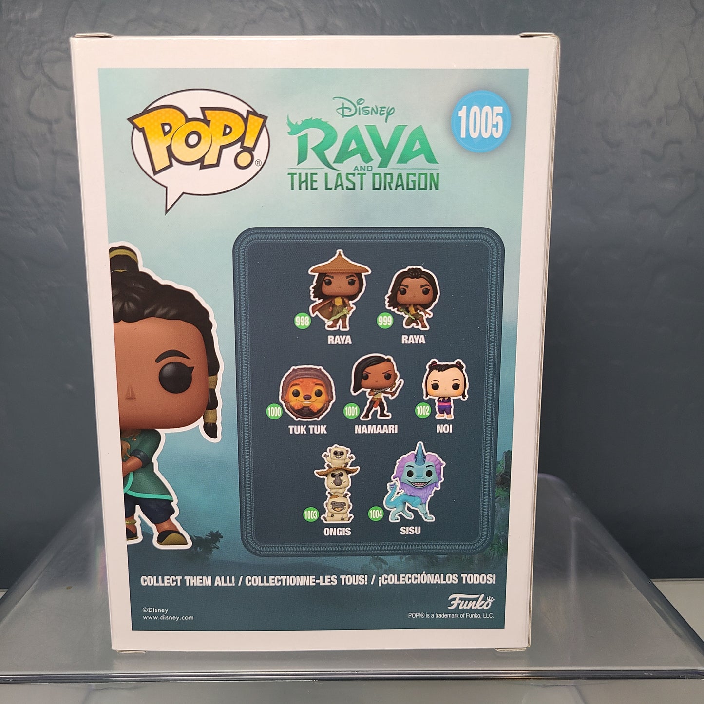 Funko Pop! Disney #1005 - Raya with Tuk Tuk - Amazon Exclusive [8 out of 10]