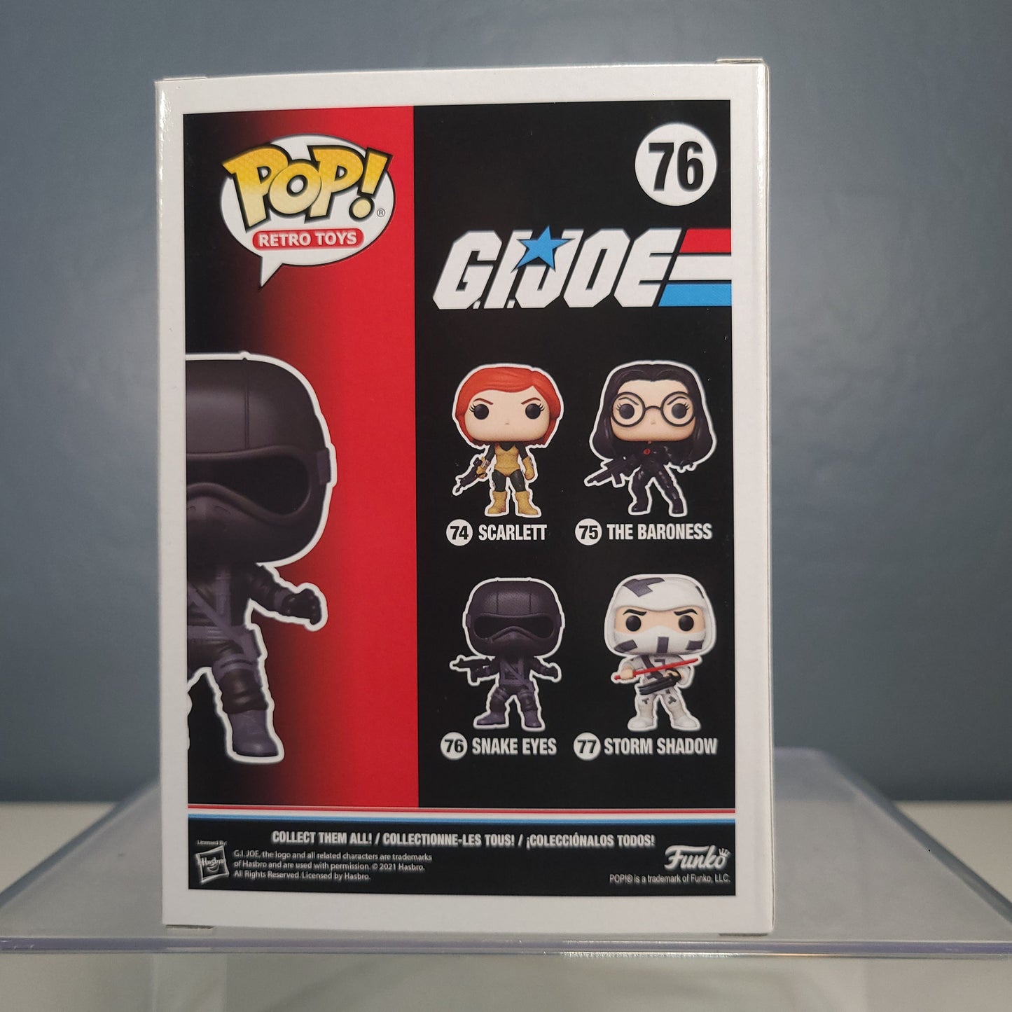 Funko Pop! Retro Toys #76 -  Snake Eyes - [6 out of 10]