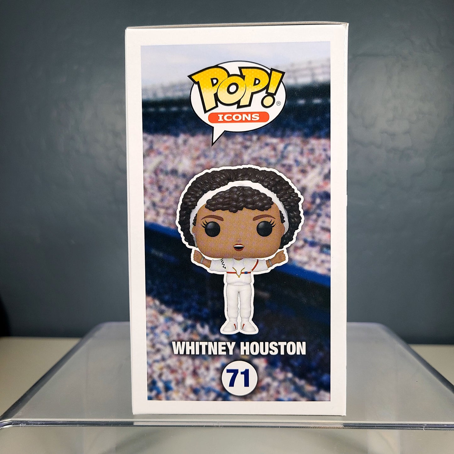 Funko Pop! Rocks #71 - Whitney Houston (Super Bowl) - [8 out of 10]