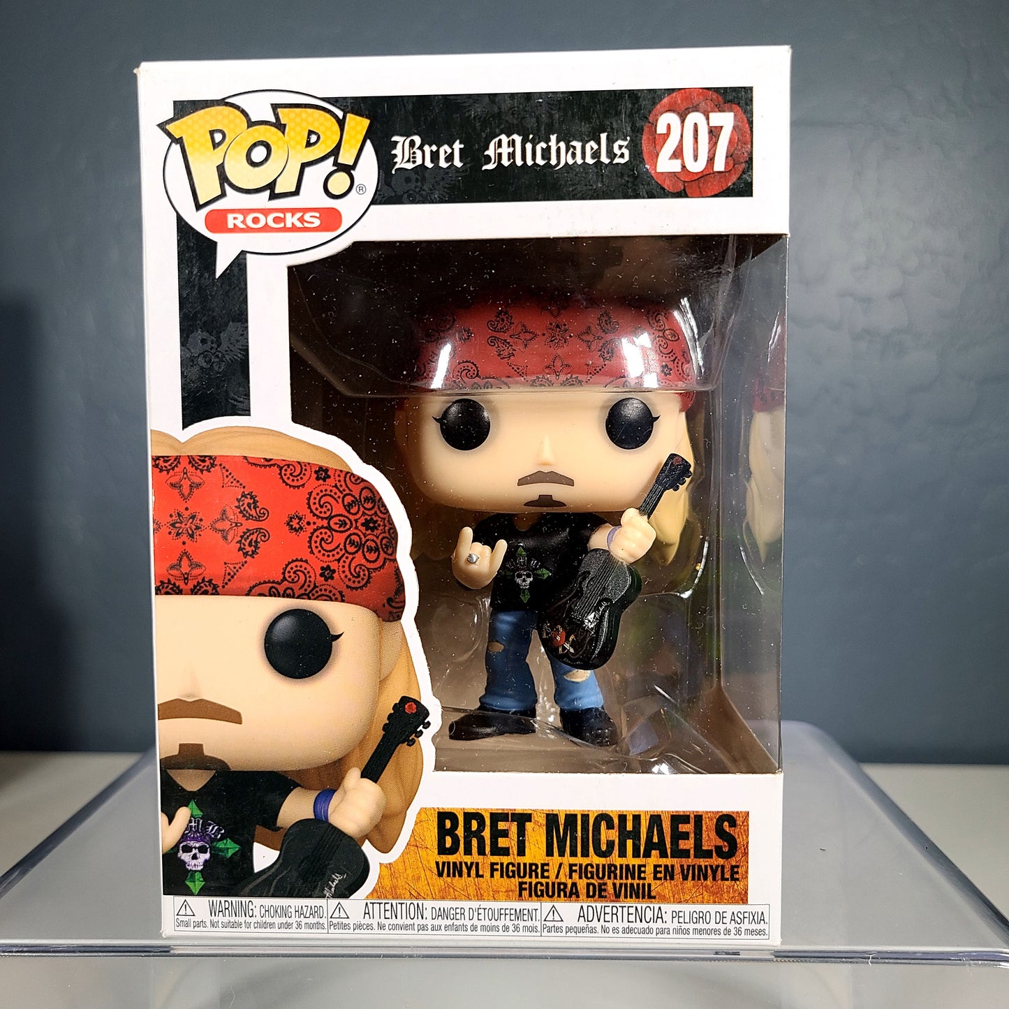 Funko Pop! Rocks #207 - Bret Michaels - [8 out of 10]