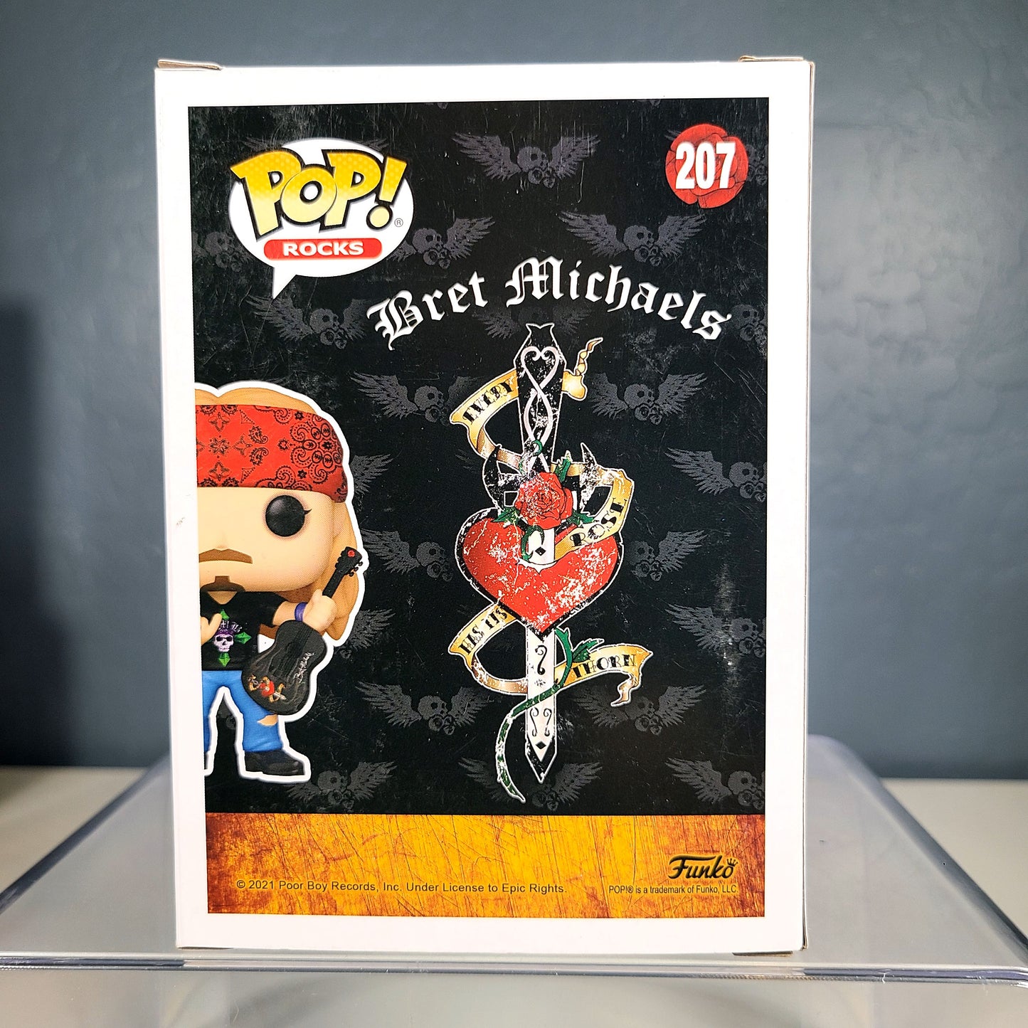 Funko Pop! Rocks #207 - Bret Michaels - [8 out of 10]