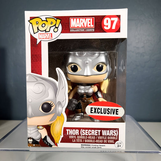 Funko Pop Marvel #97 - Thor (Secret Wars)  - Marvel Collector Corps Exclusive [7 out of 10]